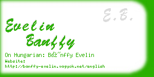 evelin banffy business card